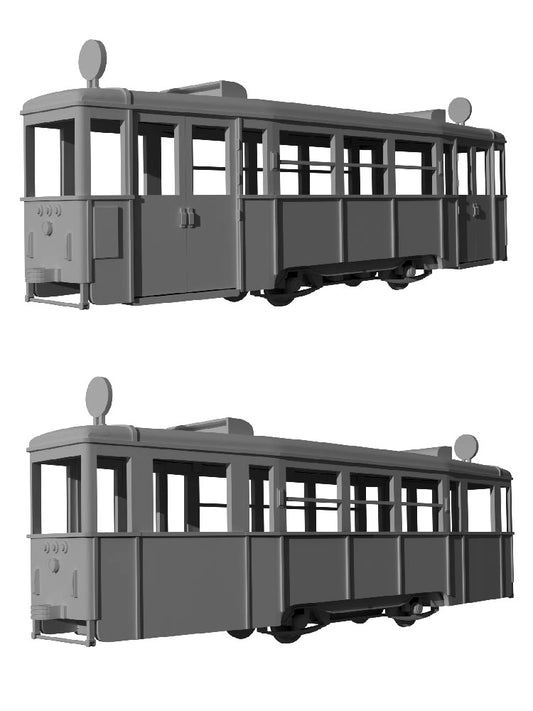 Konstal 4ND – unidirectional trailer carriage, sliding doors