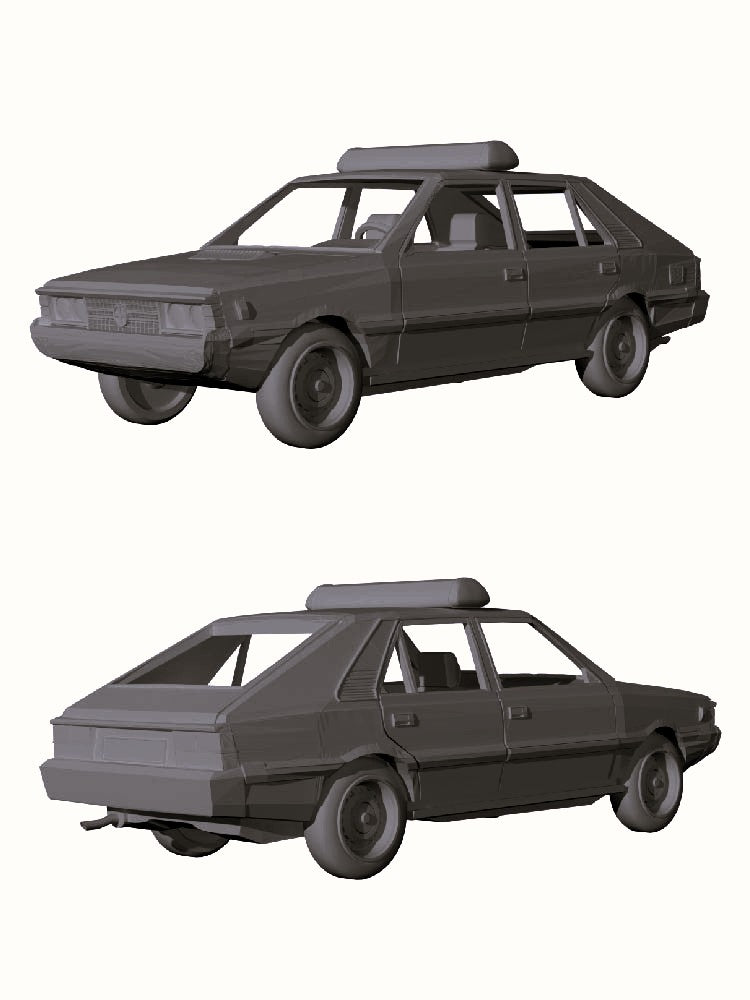 FSO Polonez 1500 militia car